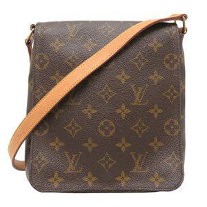 LOUIS VUITTON Brown Monogram Shoulder Bag